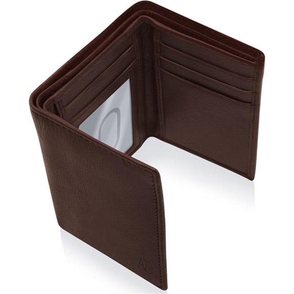 Trifold Wallets for Men - Slim RFID Blocking Wallet for Securing Personal Data